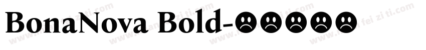 BonaNova Bold字体转换